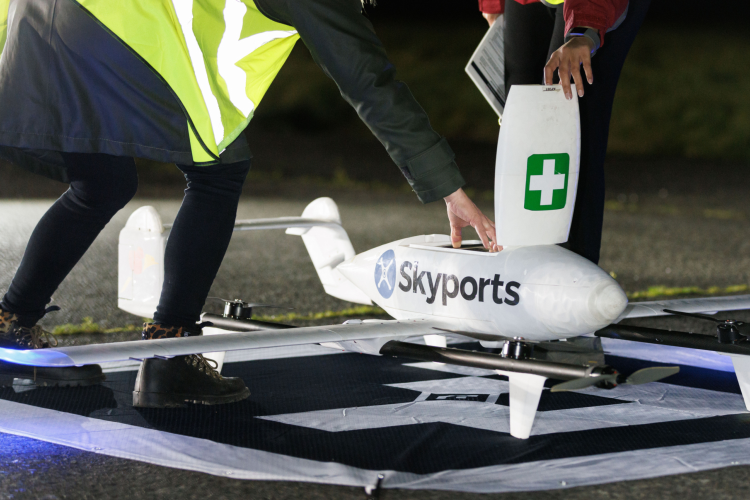 Skyport drone delivery
